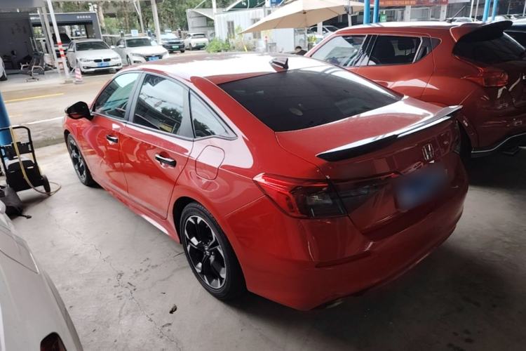 Used Honda Civic 2022 240TURBO CVT Dynamic Edition Rear Left 45 Deg