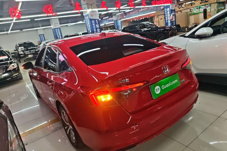 Used Honda Civic 2022 240TURBO CVT Dynamic Edition Rear Left 45 Deg