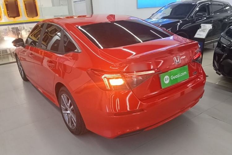 Used Honda Civic 2022 240TURBO CVT Dynamic Edition Rear Left 45 Deg