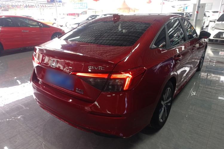 Used Honda Civic 2022 240TURBO CVT Dynamic Edition Rear Right 45 Deg