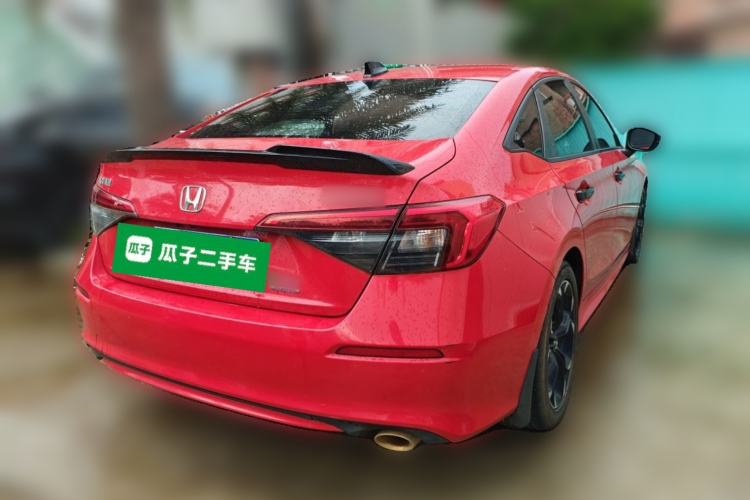Used Honda Civic 2022 240TURBO CVT Dynamic Edition Rear Right 45 Deg