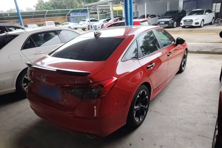 Used Honda Civic 2022 240TURBO CVT Dynamic Edition Rear Right 45 Deg
