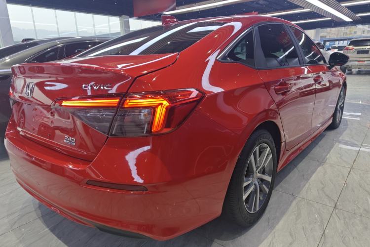 Used Honda Civic 2022 240TURBO CVT Dynamic Edition Rear Right 45 Deg