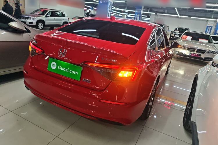 Used Honda Civic 2022 240TURBO CVT Dynamic Edition Rear Right 45 Deg