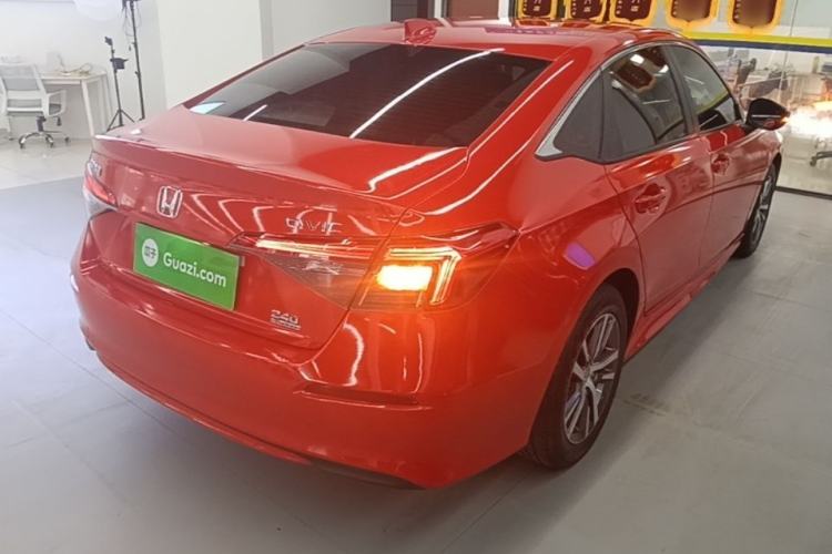 Used Honda Civic 2022 240TURBO CVT Dynamic Edition Rear Right 45 Deg