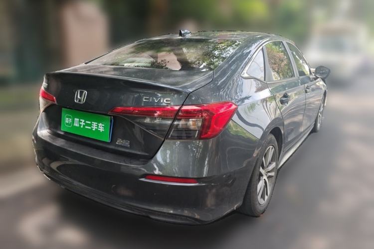 Used Honda Civic 2022 240TURBO CVT Dynamic Edition Rear Right 45 Deg