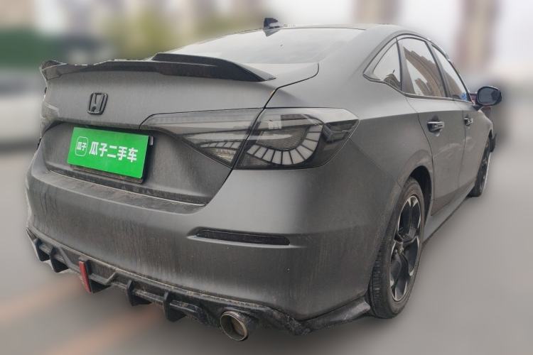 Used Honda Civic 2022 240TURBO CVT Dynamic Edition Rear Right 45 Deg