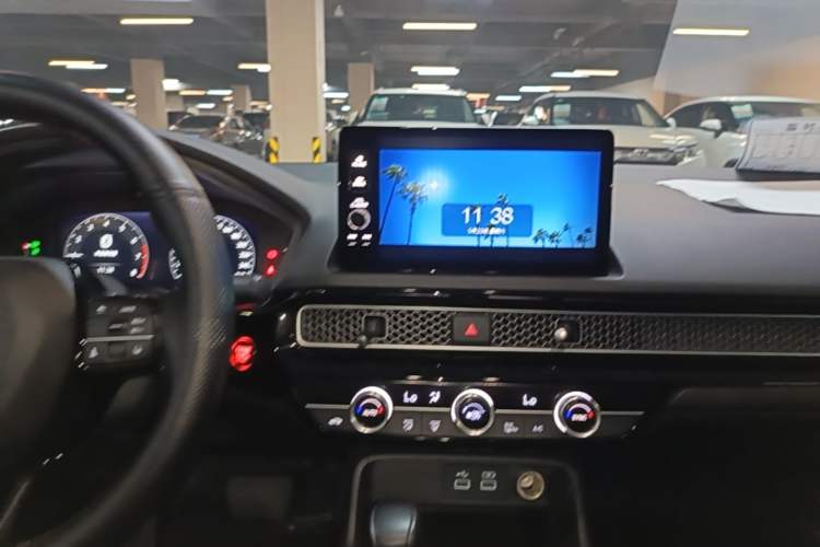 Used Honda Civic 2022 240TURBO CVT Dynamic Edition Audio And AC Panel