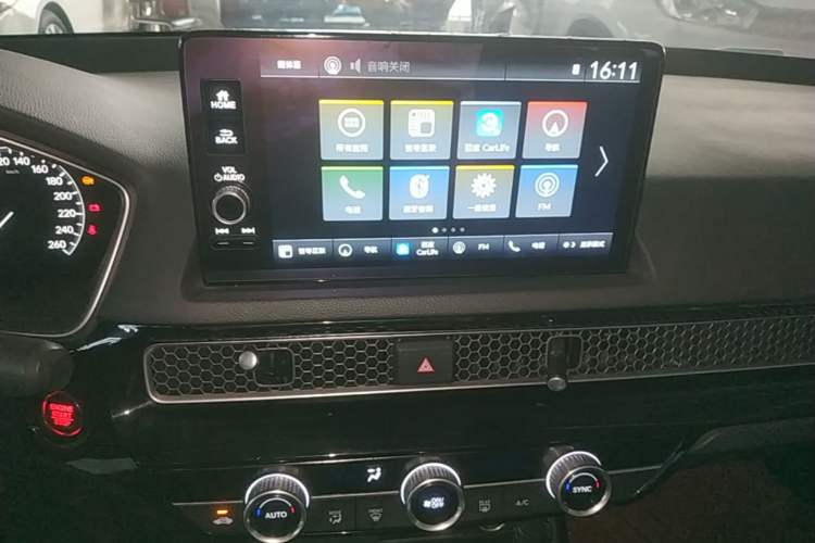 Used Honda Civic 2022 180TURBO CVT Shangqing Edition Audio And AC Panel
