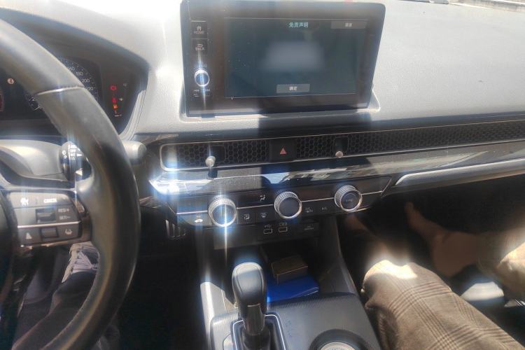 Used Honda Civic 2022 240TURBO CVT Dynamic Edition Audio And AC Panel