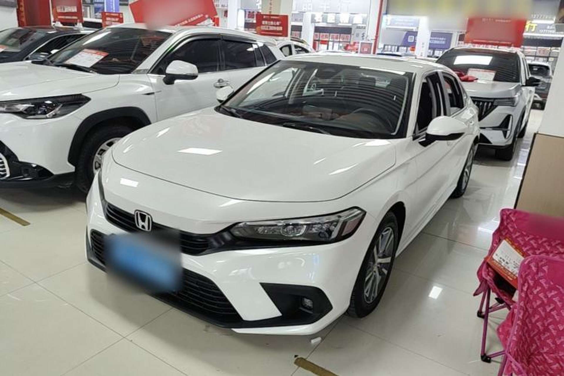 Used Honda Civic 2022 240TURBO CVT Dynamic Edition Front Left 45 Deg