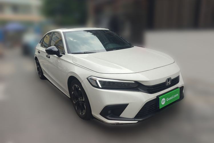 Used Honda Civic 2022 240TURBO CVT Dynamic Edition Front Right 45 Deg
