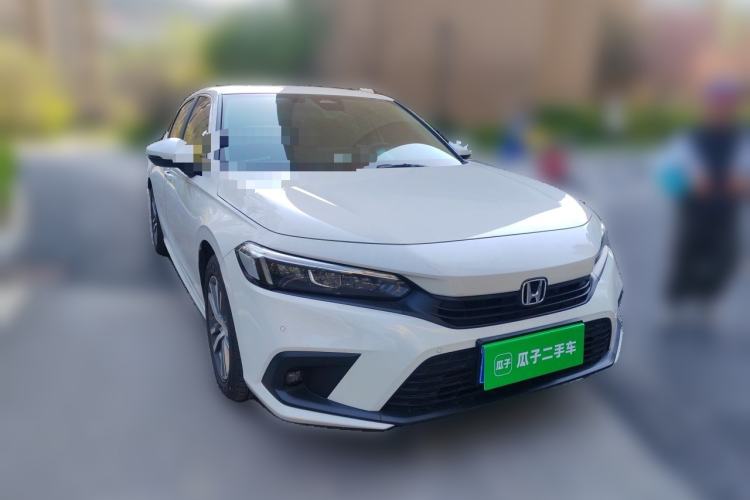 Used Honda Civic 2022 240TURBO CVT Dynamic Edition Front Right 45 Deg