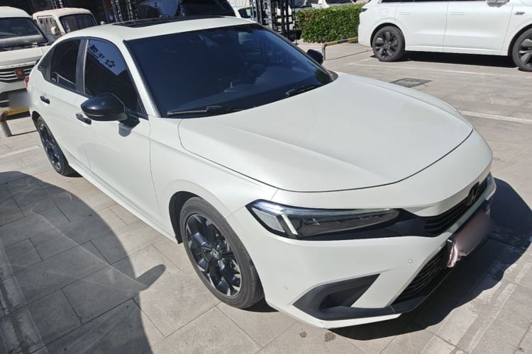 Used Honda Civic 2022 240TURBO CVT Dynamic Edition Front Right 45 Deg