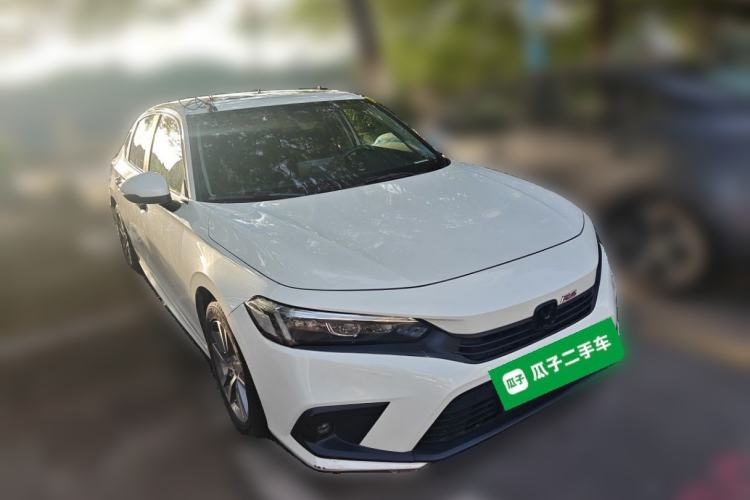 Used Honda Civic 2022 240TURBO CVT Dynamic Edition Front Right 45 Deg