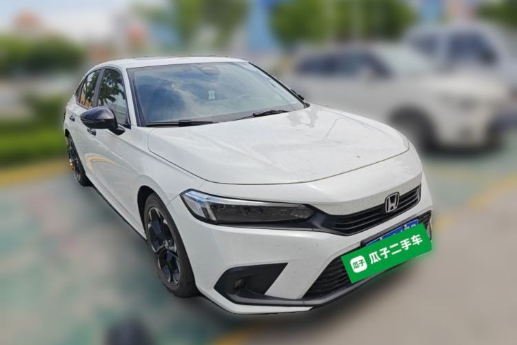 Used Honda Civic 2022 240TURBO CVT Dynamic Edition Front Right 45 Deg