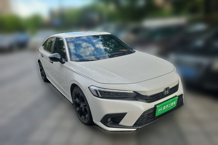 Used Honda Civic 2022 240TURBO CVT Dynamic Edition Front Right 45 Deg
