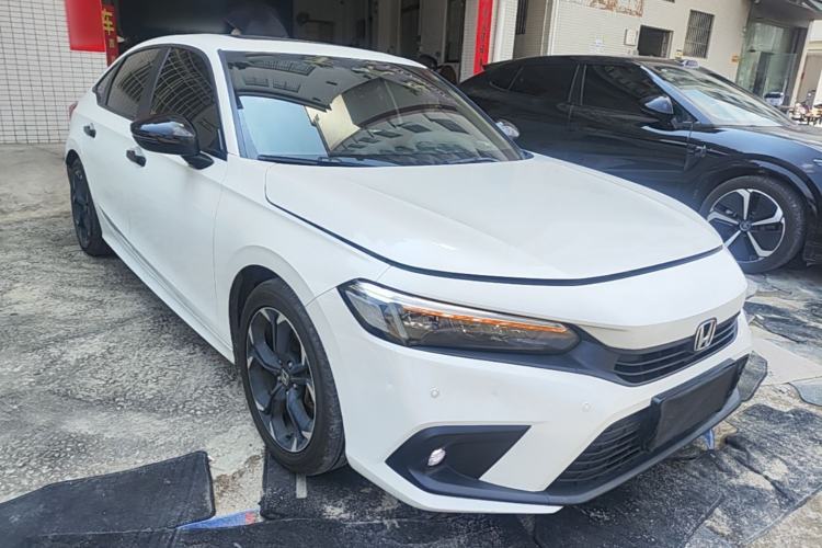 Used Honda Civic 2022 240TURBO CVT Dynamic Edition Front Right 45 Deg