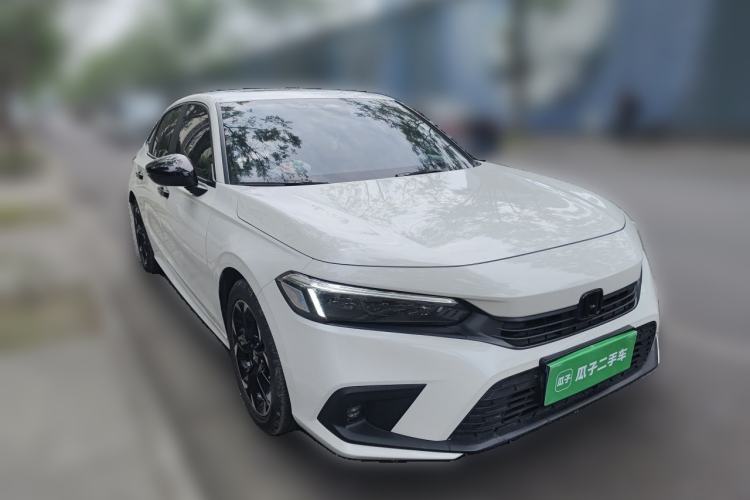 Used Honda Civic 2022 240TURBO CVT Dynamic Edition Front Right 45 Deg