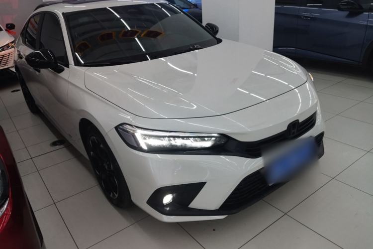 Used Honda Civic 2022 240TURBO CVT Dynamic Edition Front Right 45 Deg