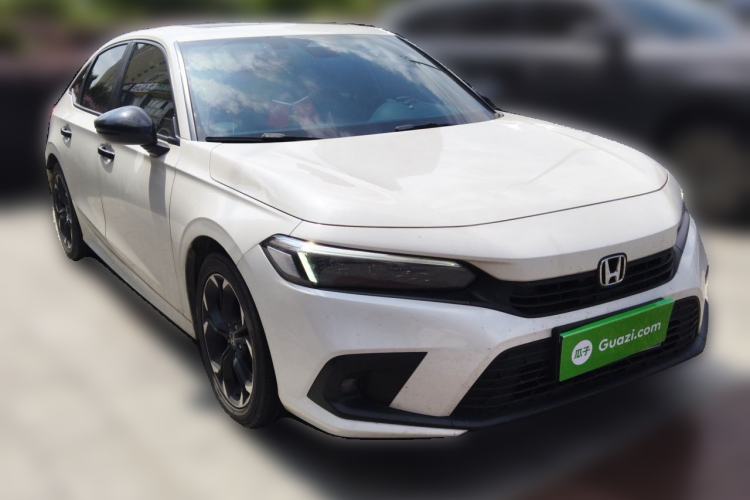 Used Honda Civic 2022 240TURBO CVT Dynamic Edition Front Right 45 Deg