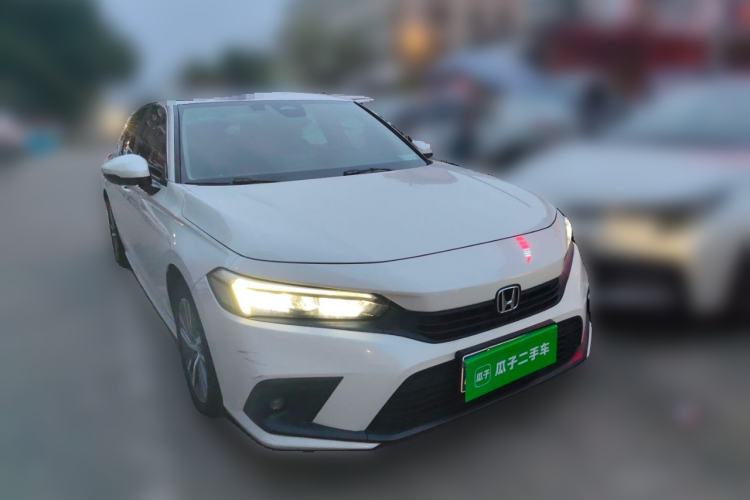 Used Honda Civic 2022 240TURBO CVT Dynamic Edition Front Right 45 Deg