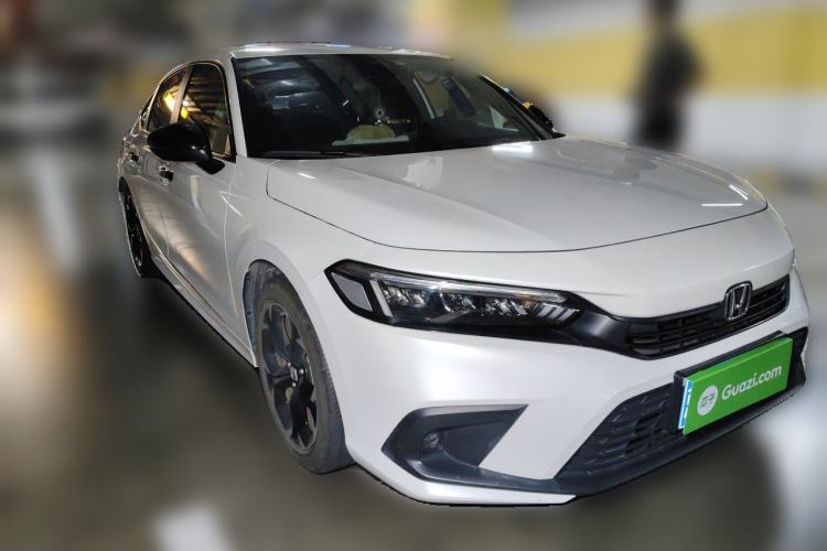 Used Honda Civic 2022 240TURBO CVT Dynamic Edition Front Right 45 Deg