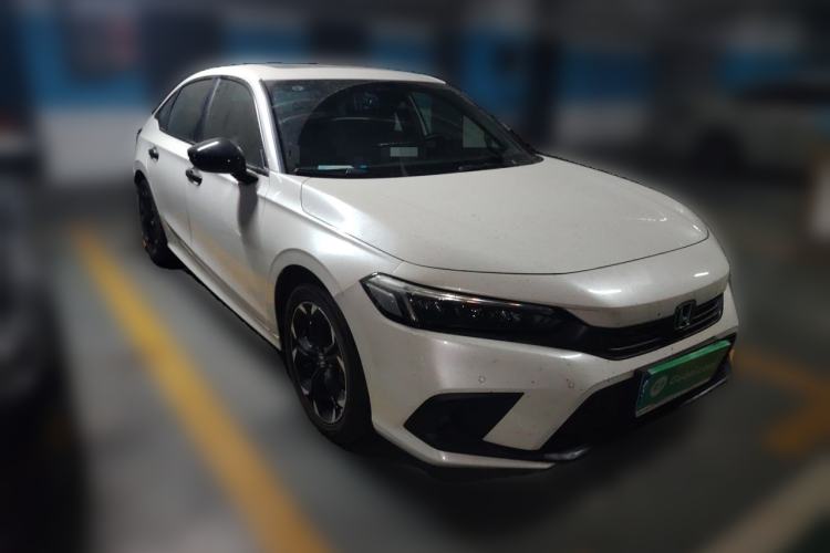 Used Honda Civic 2022 240TURBO CVT Dynamic Edition Front Right 45 Deg