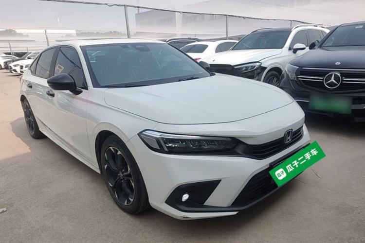 Used Honda Civic 2022 240TURBO CVT Dynamic Edition Front Right 45 Deg
