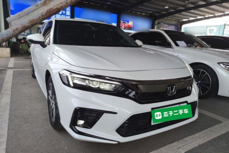 Used Honda Civic 2022 240TURBO CVT Dynamic Edition Front Right 45 Deg