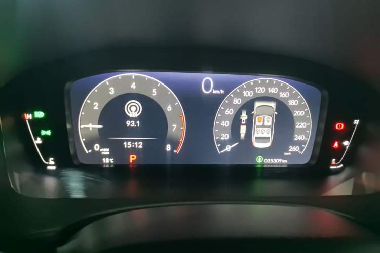 Used Honda Civic 2022 240TURBO CVT Dynamic Edition Instrument Cluster