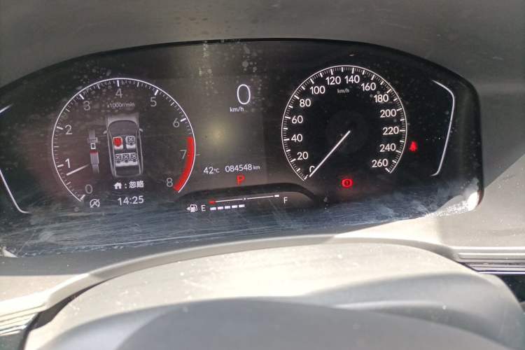 Used Honda Civic 2022 240TURBO CVT Jingcheng Edition Odometer Close Up