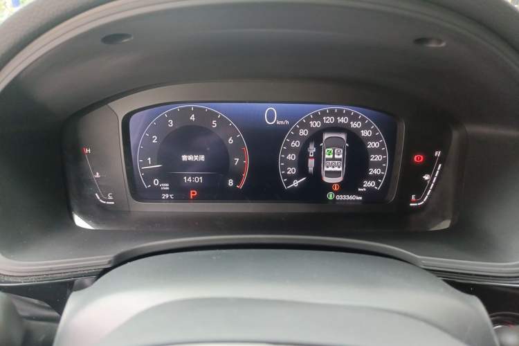 Used Honda Civic 2022 240TURBO CVT Jingcheng Edition Odometer Close Up