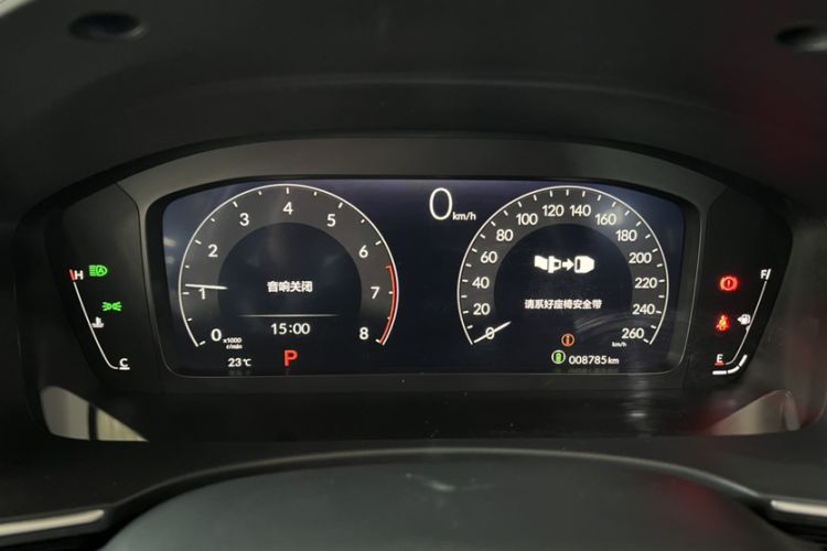 Used Honda Civic 2022 240TURBO CVT Dynamic Control Version Odometer Close Up