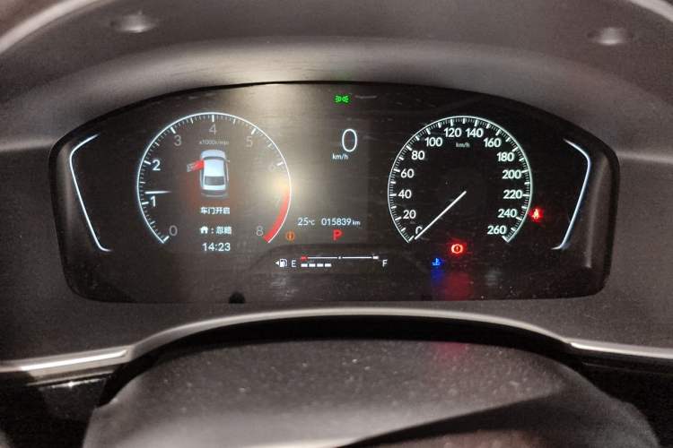 Used Honda Civic 2022 180TURBO CVT Shangqing Edition Odometer Close Up