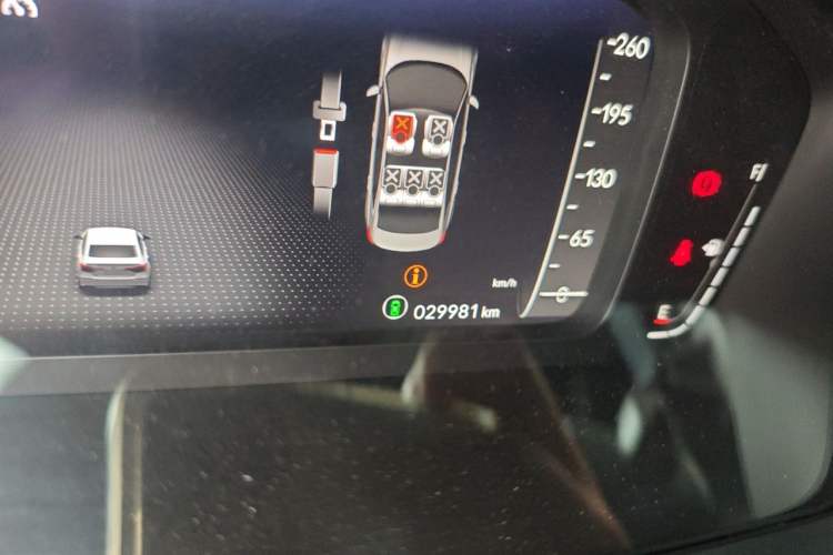 Used Honda Civic 2022 240TURBO CVT Dynamic Edition Odometer Close Up