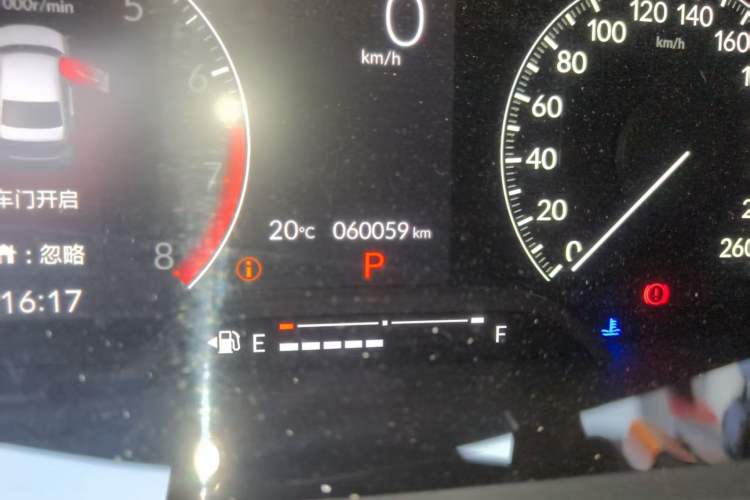 Used Honda Civic 2022 180TURBO CVT Shangqing Edition Odometer Close Up