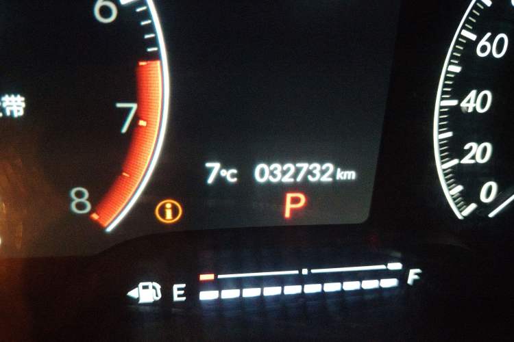 Used Honda Civic 2022 240TURBO CVT Jingcheng Edition Odometer Close Up
