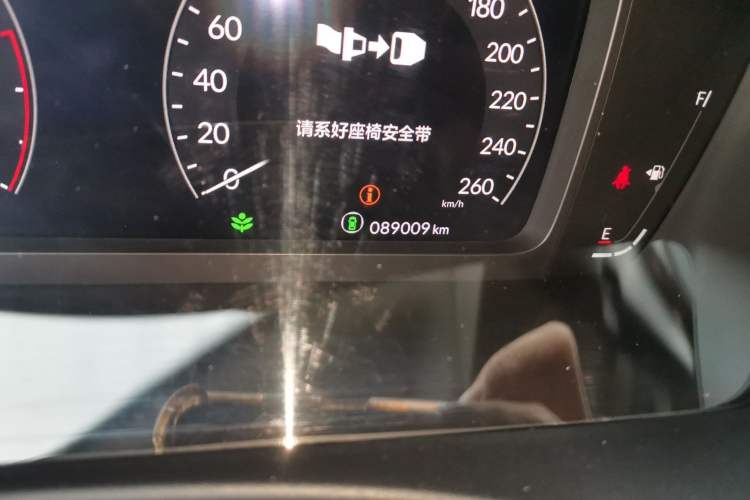 Used Honda Civic 2022 240TURBO CVT Dynamic Edition Odometer Close Up