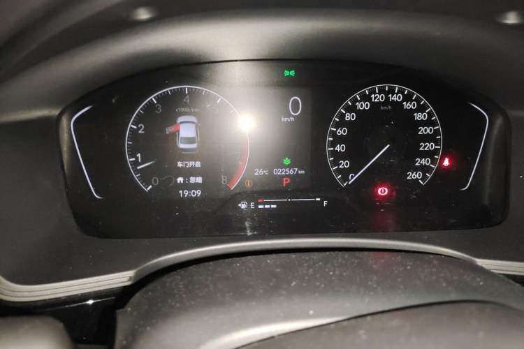 Used Honda Civic 2022 240TURBO CVT Jingcheng Edition Odometer Close Up