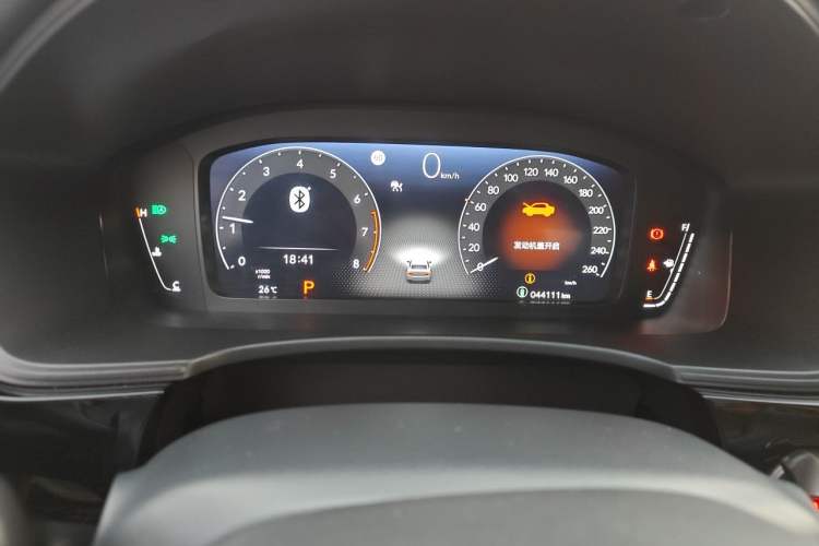 Used Honda Civic 2022 240TURBO CVT Dynamic Edition Odometer Close Up