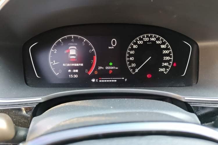 Used Honda Civic 2022 180TURBO CVT Shangqing Edition Odometer Close Up