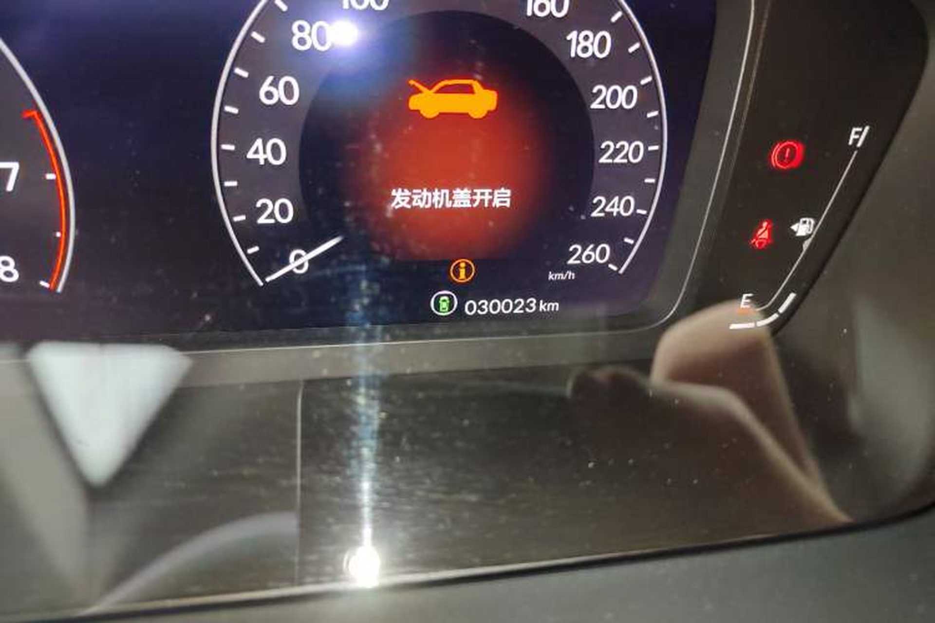 Used Honda Civic 2022 240TURBO CVT Dynamic Control Version Odometer Close Up