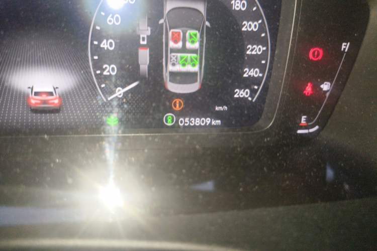 Used Honda Civic 2022 240TURBO CVT Dynamic Edition Odometer Close Up