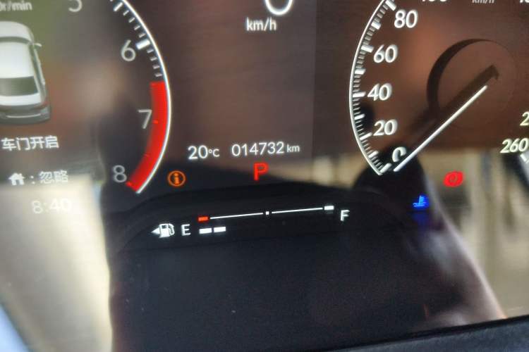 Used Honda Civic 2022 180TURBO CVT Shangdong Edition Odometer Close Up