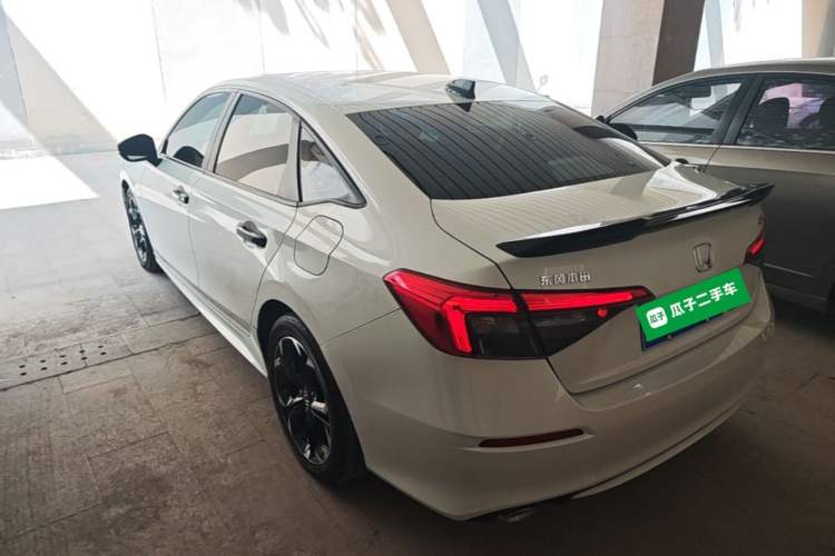 Used Honda Civic 2022 240TURBO CVT Dynamic Edition Rear Left 45 Deg