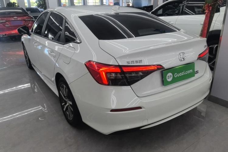 Used Honda Civic 2022 240TURBO CVT Dynamic Edition Rear Left 45 Deg