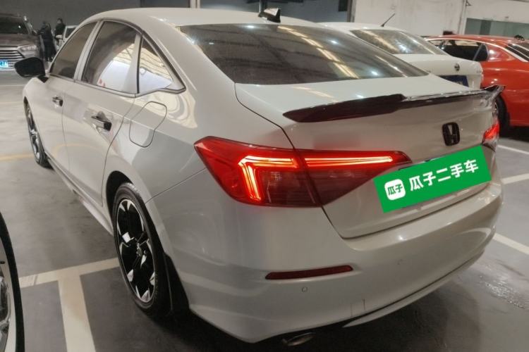 Used Honda Civic 2022 240TURBO CVT Dynamic Edition Rear Left 45 Deg
