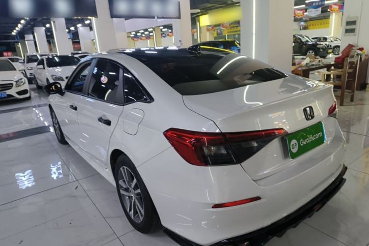 Used Honda Civic 2022 240TURBO CVT Dynamic Edition Rear Left 45 Deg