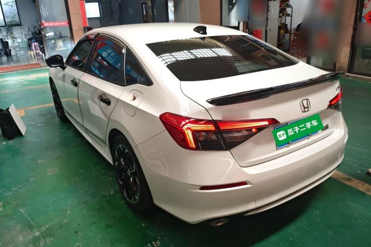 Used Honda Civic 2022 240TURBO CVT Dynamic Edition Rear Left 45 Deg